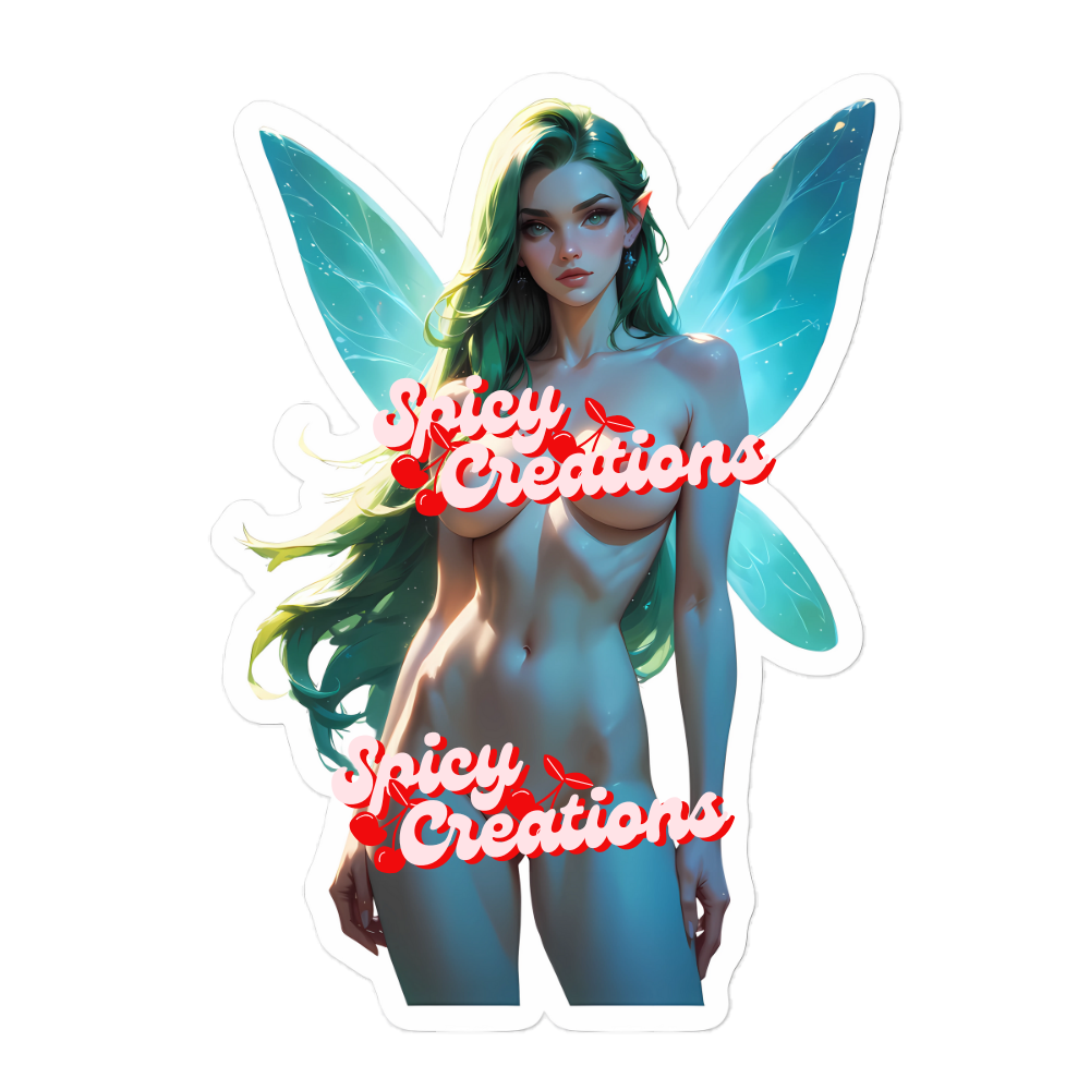 Fairy (Turquoise) Sticker | Standing