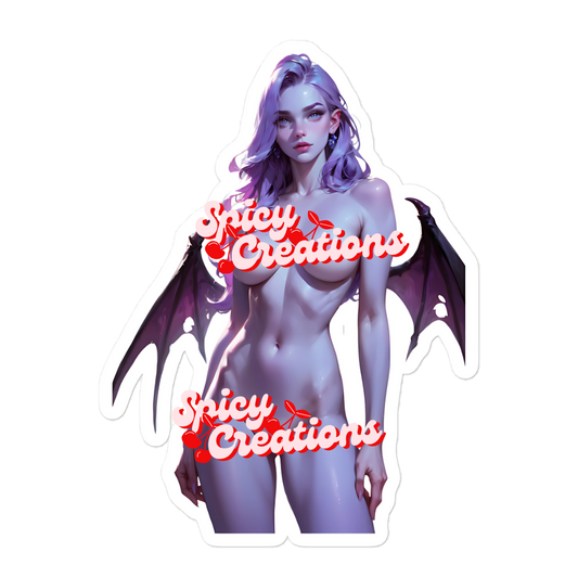 Succubus (Purple) Sticker | Standing